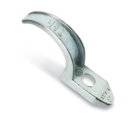 T&B® 1277 Pipe Strap, 3/4 in, For Use With IMC/Rigid Conduit, Malleable Iron, Electro Galvanized